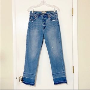 Abercrombie & Fitch Curve Love Ultra High Rise Ankle Straight Jeans Size 29 / 8R